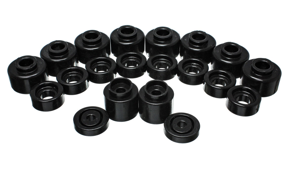 Energy Suspension 4.4111G Body Cab Mount Set; Black; Performance Polyurethane; - Truck Part Superstore