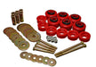 Energy Suspension 4.4113R Body Cab Mount Set; Red; Performance Polyurethane; - Truck Part Superstore
