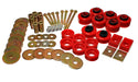 Energy Suspension 4.4115R Body Cab Mount Set; Red; Performance Polyurethane; - Truck Part Superstore