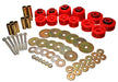 Energy Suspension 4.4117R Body Mount Set; Red; Performance Polyurethane; Includes Hardware; - Truck Part Superstore