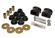 Energy Suspension 4.5153G Sway Bar Bushing Set; Black; Rear; Bar Dia. 19mm; Performance Polyurethane; - Truck Part Superstore