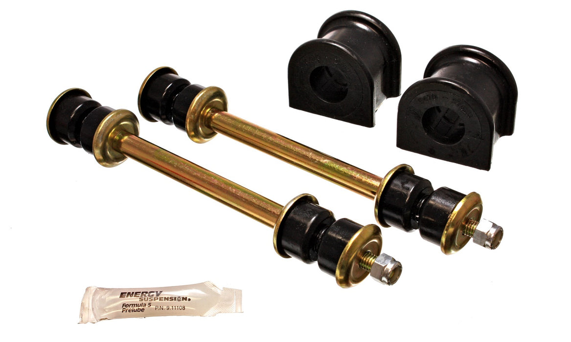Energy Suspension 4.5156G Sway Bar Bushing Set; Black; Front; 27mm; Performance Polyurethane; - Truck Part Superstore