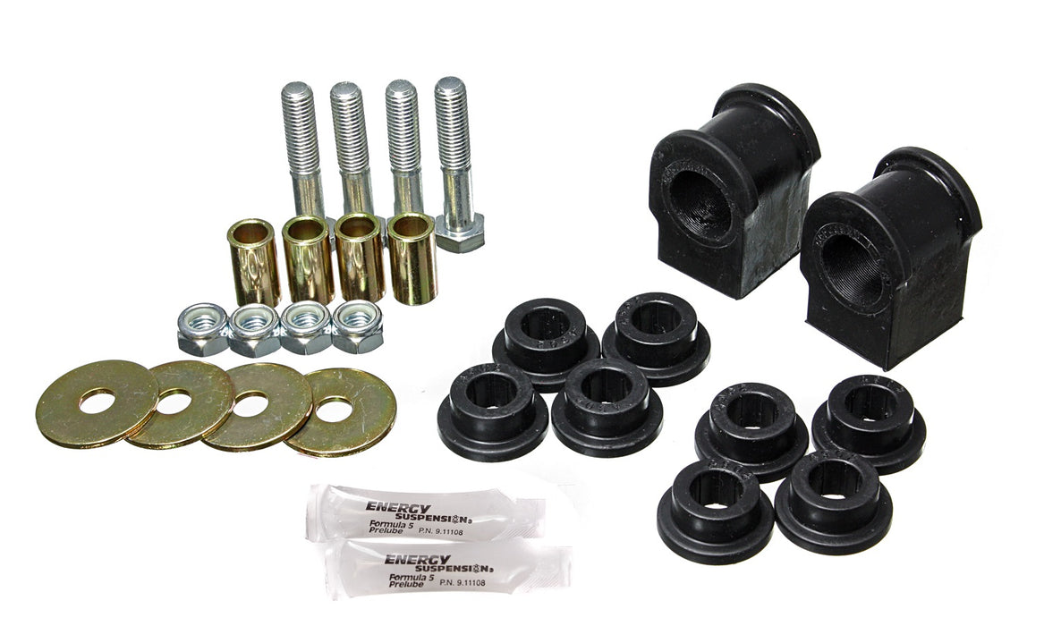 Energy Suspension 4.5197G Sway Bar Bushing Set; Black; Rear; Bar Dia. 1 1/8 in.; Performance Polyurethane; - Truck Part Superstore