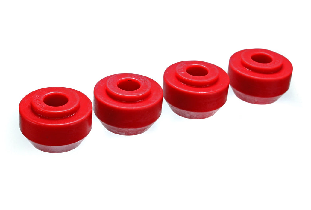 Energy Suspension 4.7111R Strut Rod Bushing Set; Red; Front; Performance Polyurethane; - Truck Part Superstore