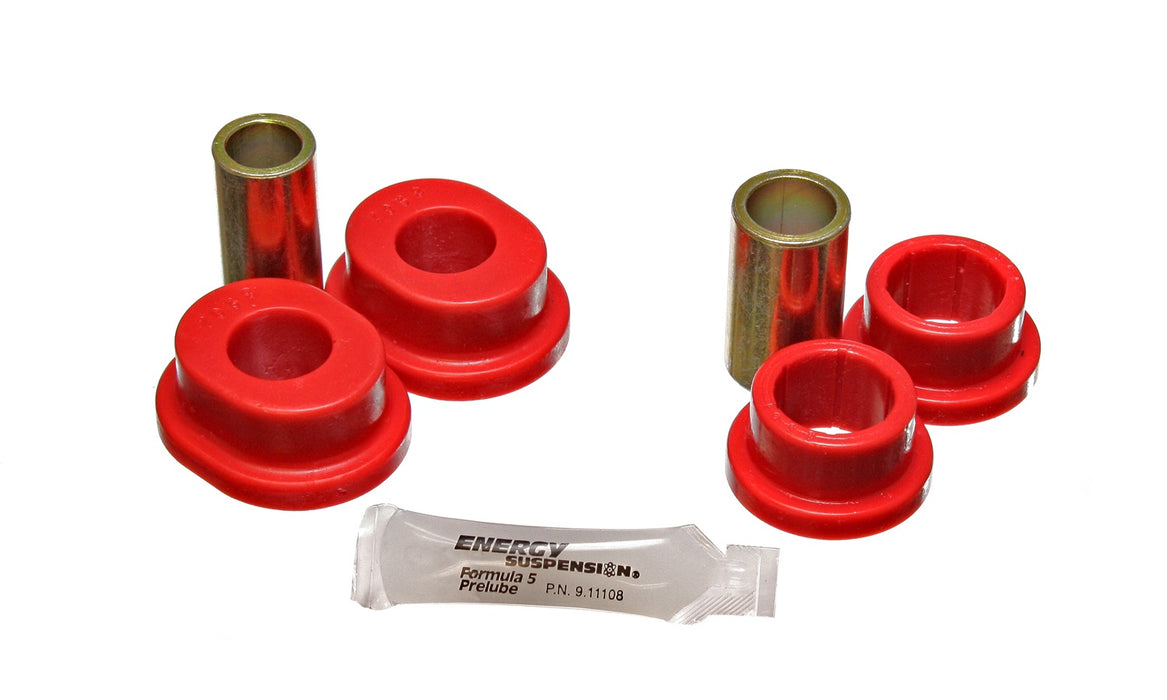 Energy Suspension 4.7116R Track Arm Bushing Set; Red; Rear; Performance Polyurethane; - Truck Part Superstore