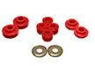 Energy Suspension 4.7119R Strut Rod Bushing Set; Red; Front; Performance Polyurethane; - Truck Part Superstore