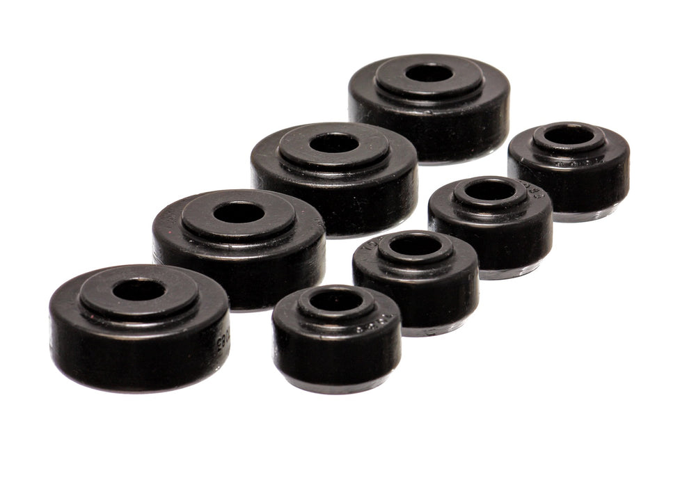 Energy Suspension 4.7120G Strut Rod Bushing Set; Black; Rear; Performance Polyurethane; - Truck Part Superstore