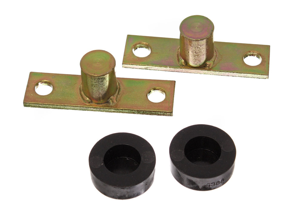 Energy Suspension 4.9102G Tailgate Hinge Bracket And Bushing Set; Black; Incl. 2 Brackets And Bushings; - Truck Part Superstore