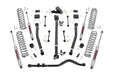 Rough Country 62830 3.5 Inch Jeep Suspension Lift Kit Preminum N3 Stage 2 Coils & Adj. Control Arms 18-20 Wrangler JL-2 Door Rough Country - Truck Part Superstore