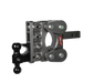 GEN-Y Hitch GH-1224 The BOSS TORSION-FLEX 2" Shank 5" Drop 1.7K TW 16K Hitch Dual-Ball & Pintle Lock - Truck Part Superstore