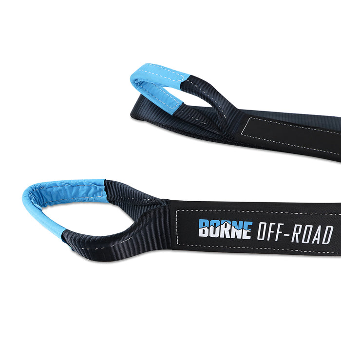 Mishimoto BNTW-3-30 Borne Off-Road Tow Strap, 3 in, 30 Feet - Truck Part Superstore