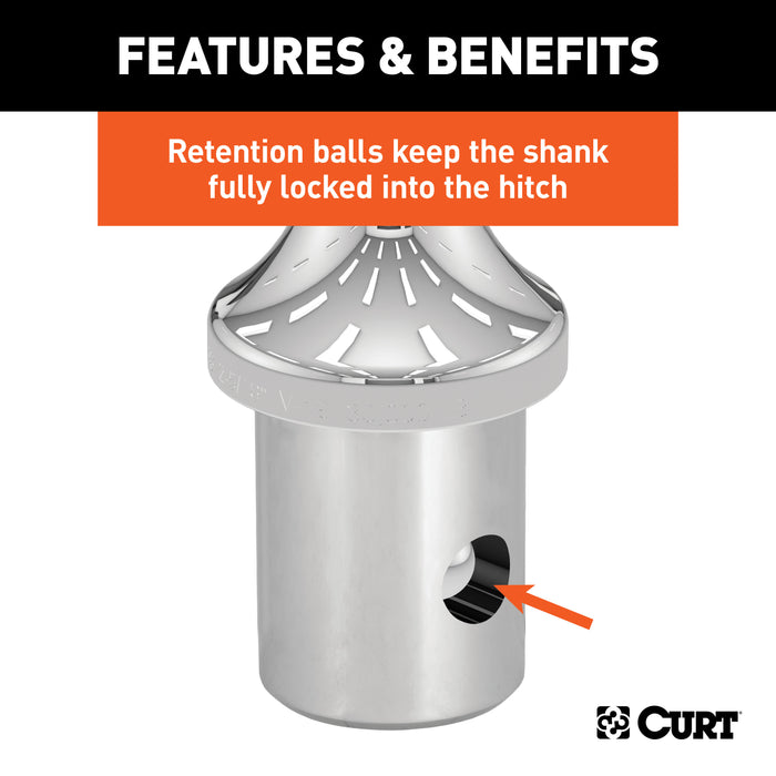 CURT 60618 OEM Puck System 2-5/16in. Gooseneck Kit; Ram (30K) - Truck Part Superstore