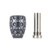 Mishimoto MMSK-DMPL-GM Mishimoto Weighted Steel Core Shift Knob, Dimple, Gunmetal - Truck Part Superstore