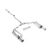 MagnaFlow Exhaust Products 16855 Touring Series Stainless Cat-Back System - Truck Part Superstore