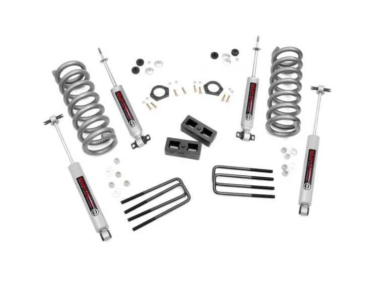 Rough Country 230N3 2 Inch Suspension Lift Kit 95-99 Tahoe 92-99 C1500/K1500/Yukon 92-94 K5 Blazer Rough Country - Truck Part Superstore