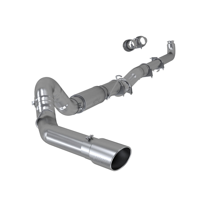 MBRP S60200409 5 Inch Single Side T409 Stainless Steel For 01-07 Silverado/Sierra 2500/3500 Duramax Classic Extended/Crew Cab MBRP - Truck Part Superstore