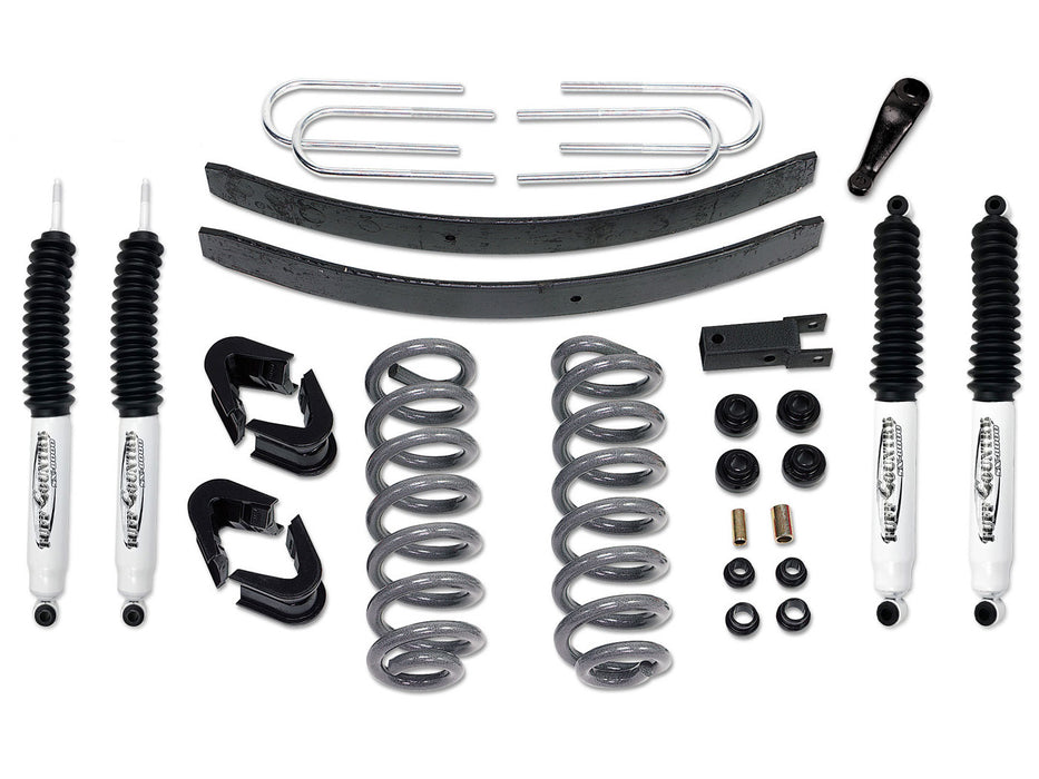 Tuff Country 24712KN 4 Inch Lift Kit 73-79 Ford F150/78-79 Ford Bronco w/ SX8000 Shocks Fits Models with 3 Inch wide Rear Springs Tuff Country - Truck Part Superstore