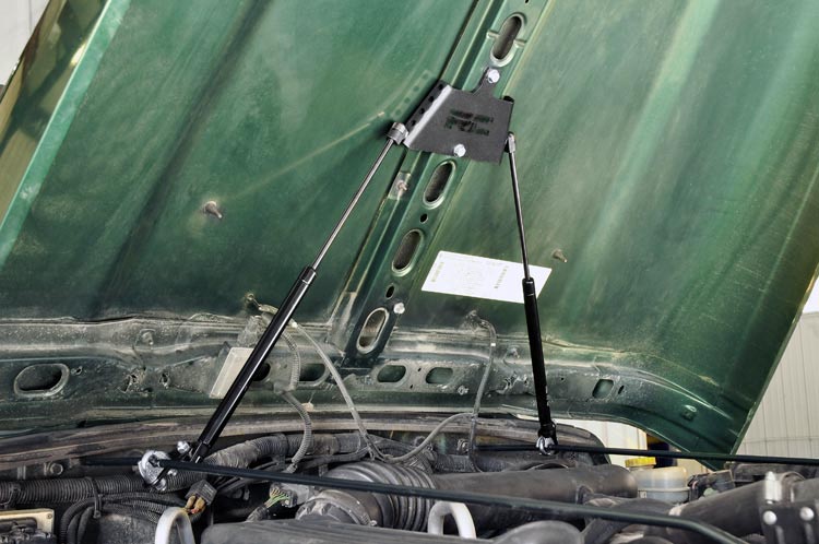 Rough Country 1151 Jeep TJ Hydraulic Hood Assist 97-06 Wrangler TJ Rough Country - Truck Part Superstore