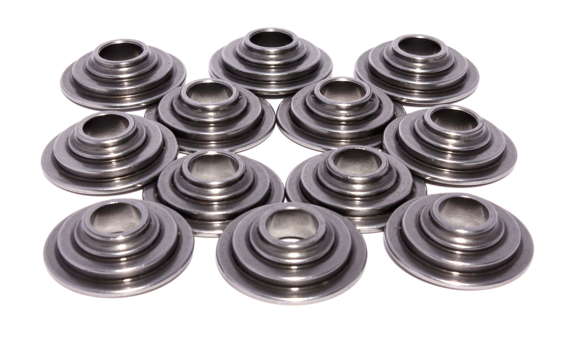 COMP Cams 1750-12 10 Degree Tool Steel Retainer Set of 12for All Valves w/ 1.250" O.D. Springs - Truck Part Superstore