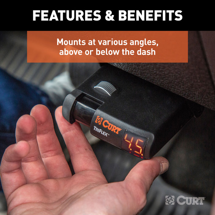 CURT 51142 CURT 51142 TriFlex Electric Trailer Brake Controllers; Proportional; 6-Pack - Truck Part Superstore