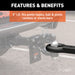 CURT 48510 CURT 48510 Black Steel Pintle Hitch Lunette Ring 3-Inch ID; 22;000 lbs - Truck Part Superstore