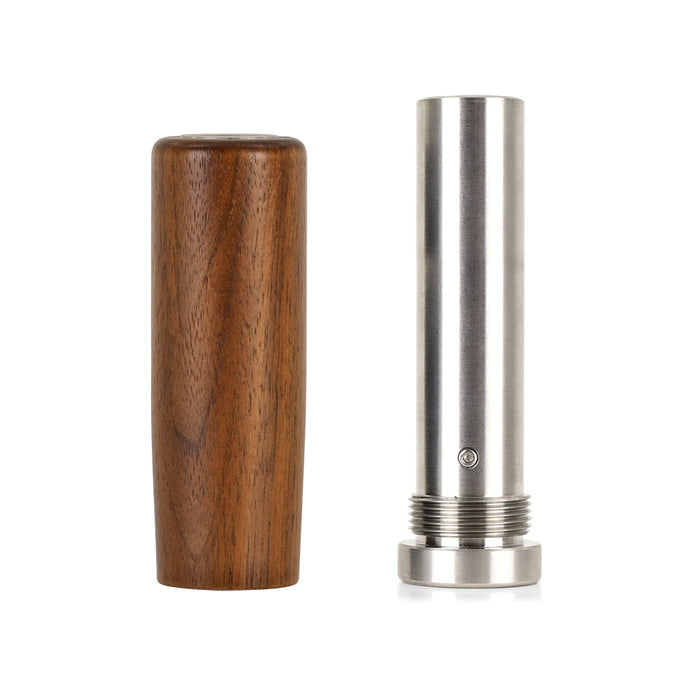 Mishimoto MMSK-WD-TWN Tall Steel Core Wood Shift Knob, Walnut Wood - Truck Part Superstore