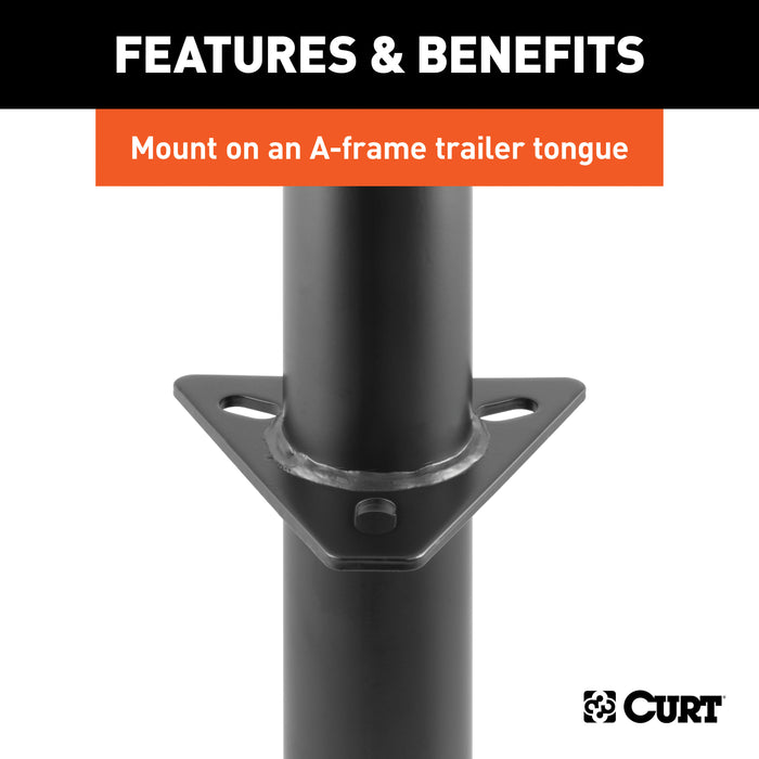 CURT 28203 CURT 28203 A-Frame Trailer Jack; 2;000 lbs; 14-3/4 Inches Vertical Travel - Truck Part Superstore