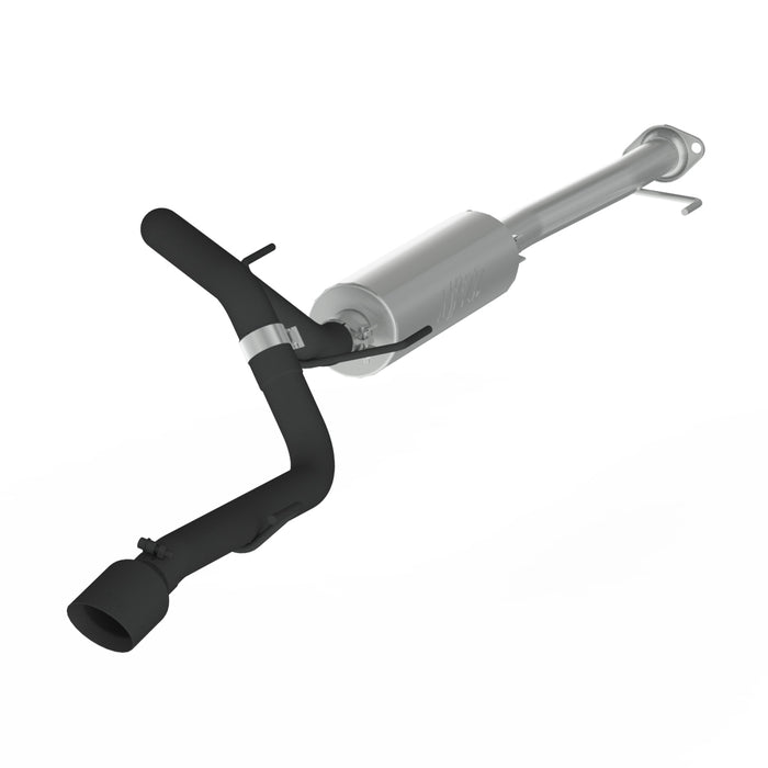 MBRP S5342BLK Toyota 2.5 Inch Cat Back Exhaust System For 04-22 4-Runner 11-16 Land Cruiser Prado Single Side Black Series MBRP - Truck Part Superstore