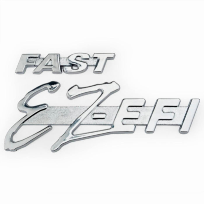 FAST 170655 Chrome Badge with EZ-EFI Logo - Truck Part Superstore