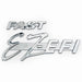 FAST 170655 Chrome Badge with EZ-EFI Logo - Truck Part Superstore