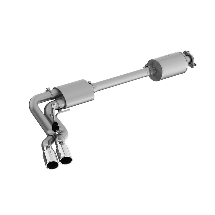 MBRP S5262AL 3 Inch Cat Back Exhaust System For 15-20 Ford F-150 Pre Axle Dual Outlet Aluminized Steel Street Version MBRP - Truck Part Superstore
