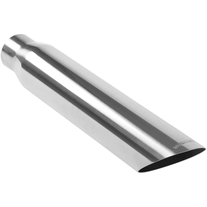 MagnaFlow Exhaust Products 35146 Single Exhaust Tip-2.5in. Inlet/4in. Outlet - Truck Part Superstore