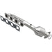 MagnaFlow Exhaust Products 52425 Catalytic Converter with Integrated Exhaust Manifold - Truck Part Superstore