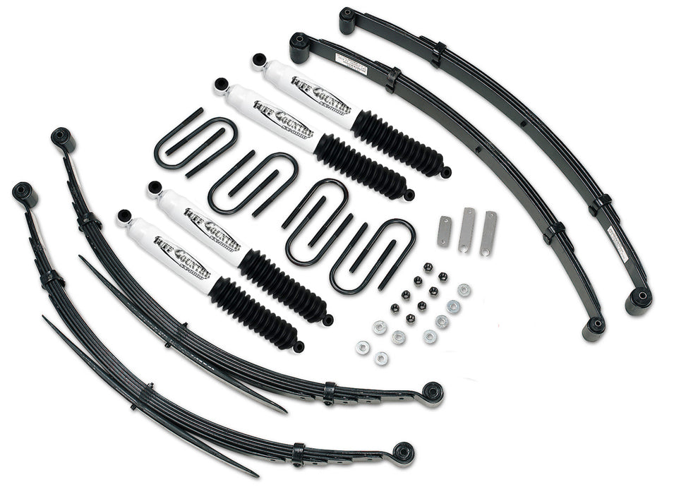 Tuff Country 12713KN 2 Inch Lift Kit 73-87 Chevy Truck/GMC Truck/Suburban/Blazer/Jimmy 1/2 Ton 4WD Heavy Duty w/ SX8000 Shocks Fits Models w/52 Inch long Rear Springs Tuff Country - Truck Part Superstore