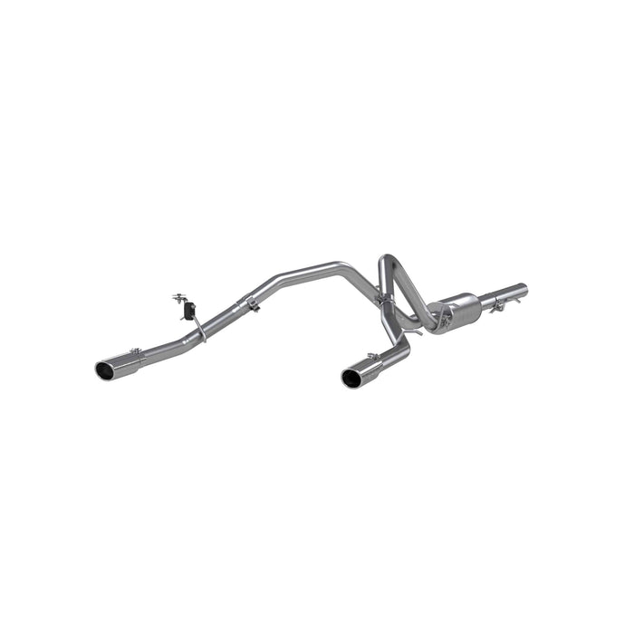 MBRP S5058AL Cat Back Exhaust System Dual Split Rear Aluminized Steel For 09-13 Silverado/Sierra 1500 4.8/5.3/6.0L RC/Extended Cab/Crew Cab MBRP - Truck Part Superstore