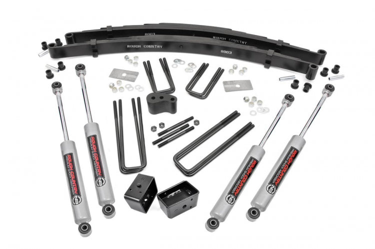 Rough Country 310.2 4 Inch Suspension Lift Kit Dana 44 86-89 W100 81-93 W250/W350 78-80 W200/W300 77-93 W150 Rough Country - Truck Part Superstore