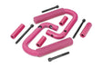 Rough Country 6501PINK Jeep Front Solid Steel Grab Handles 07-18 Wrangler JK Pink Rough Country - Truck Part Superstore