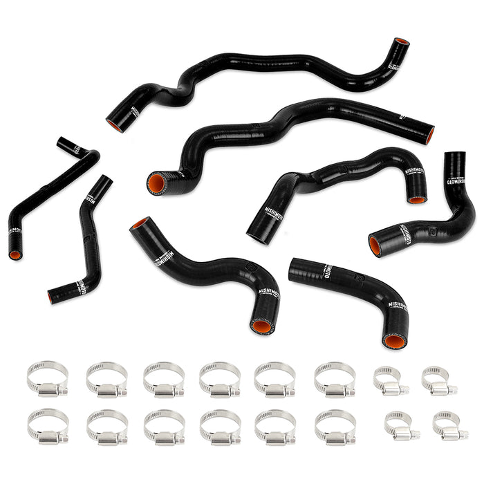 Mishimoto MMHOSE-Q50-16ANCBK Silicone Intercooler Coolant Hose Kit, fits Infiniti Q50/Q60 3.0T 2016+, Black - Truck Part Superstore