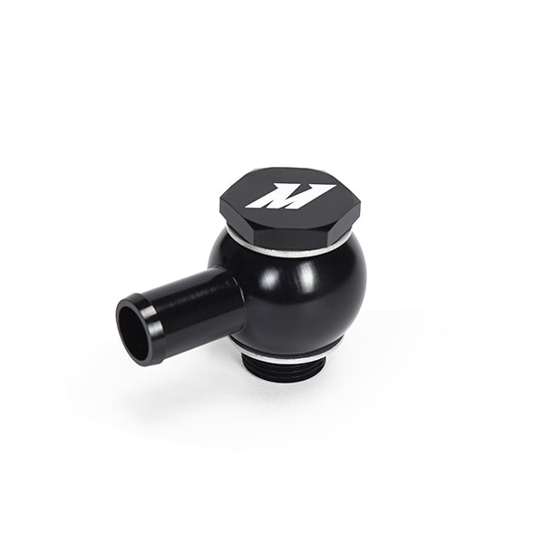 Mishimoto MMBB-STBK Banjo Fitting With Bolt M20 x 5/8-in Straight, Black - Truck Part Superstore