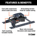 CURT 16141 CURT 16141 A20 5th Wheel Hitch with Base Rails; 20;000 lbs - Truck Part Superstore