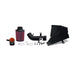 Mishimoto MMAI-CIV-06SIHWBK Honda Civic Si Performance Air Intake, 2006-2011 Wrinkle Black W/ Heatshield - Truck Part Superstore