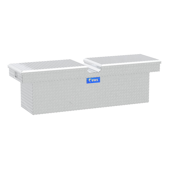 UWS TBD-69 Bright Aluminum 69in. Deep Gull Wing Crossover Truck Tool Box - Truck Part Superstore