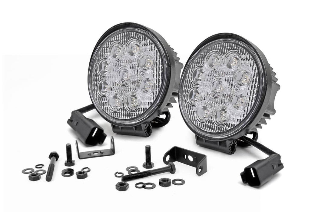 Rough Country 70804 4 Inch LED Round Lights Rough Country - Truck Part Superstore