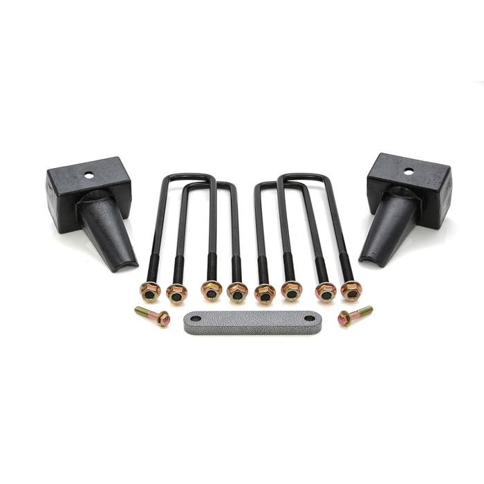 Rugged Off Road 5-5010 Rugged Offroad 2011-16 Ford F250/F350/F450 Flat Block 4.0'' Rear Block Kit - Truck Part Superstore
