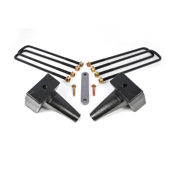 Rugged Off Road 5-5013 Rugged Offroad 2011-16 Ford F250/F350/F450 DRW Flat Block 5.0'' Rear Block Kit - Truck Part Superstore