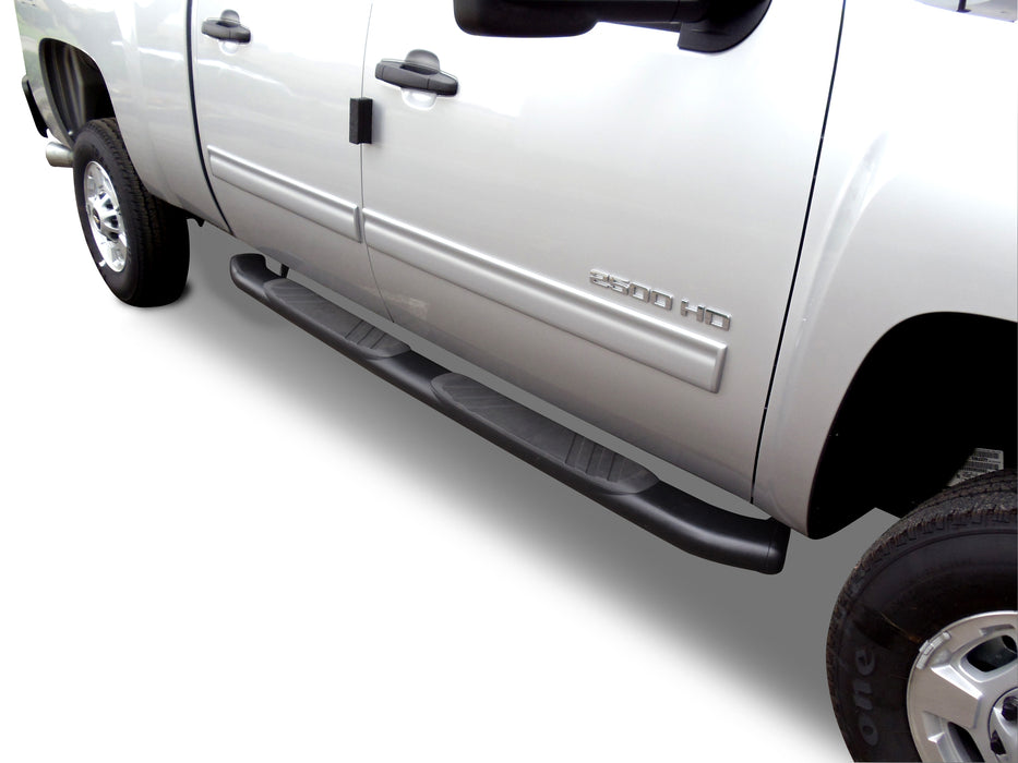 Go Rhino 685451687CB 5" OE Xtreme Composite Side Steps with Mounting Brackets Kit - Black - Truck Part Superstore
