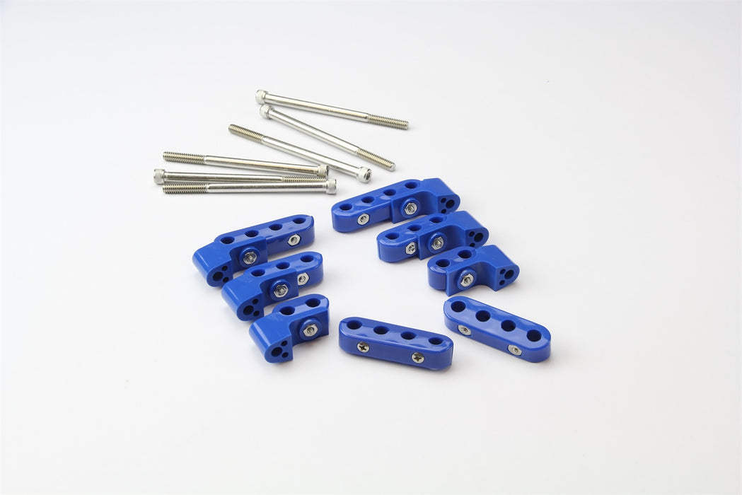 Lokar 50-356-12 Smoothie Top Mount Wire Separator Kit; 7-8mm; Incl. 2/3/4 Place; 2 Each; Blue; - Truck Part Superstore