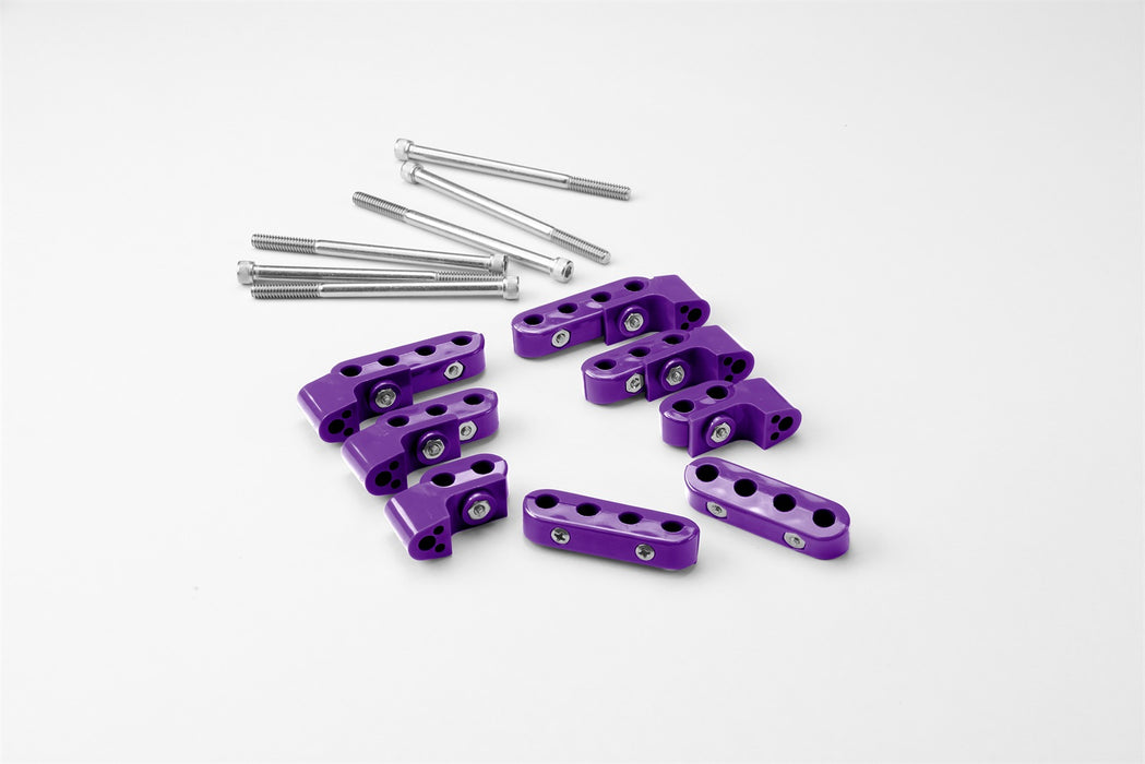 Lokar 50-356-20 Smoothie Top Mount Wire Separator Kit; 7-8mm; Incl. 2/3/4 Place; 2 Each; Purple; - Truck Part Superstore