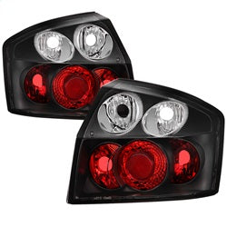 Spyder Auto 5000002 Euro Style Tail Lights; Uses Stock Bulbs; Pair; Black; - Truck Part Superstore