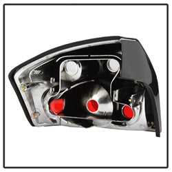 Spyder Auto 5000002 Euro Style Tail Lights; Uses Stock Bulbs; Pair; Black; - Truck Part Superstore
